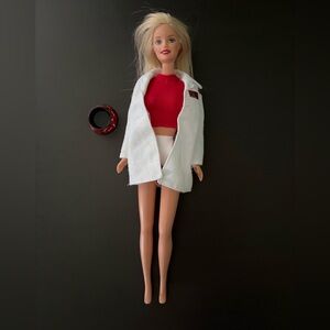 Vintage 2000 Mattel Barbie Pet Doctor Doll and Clothing - Incomplete